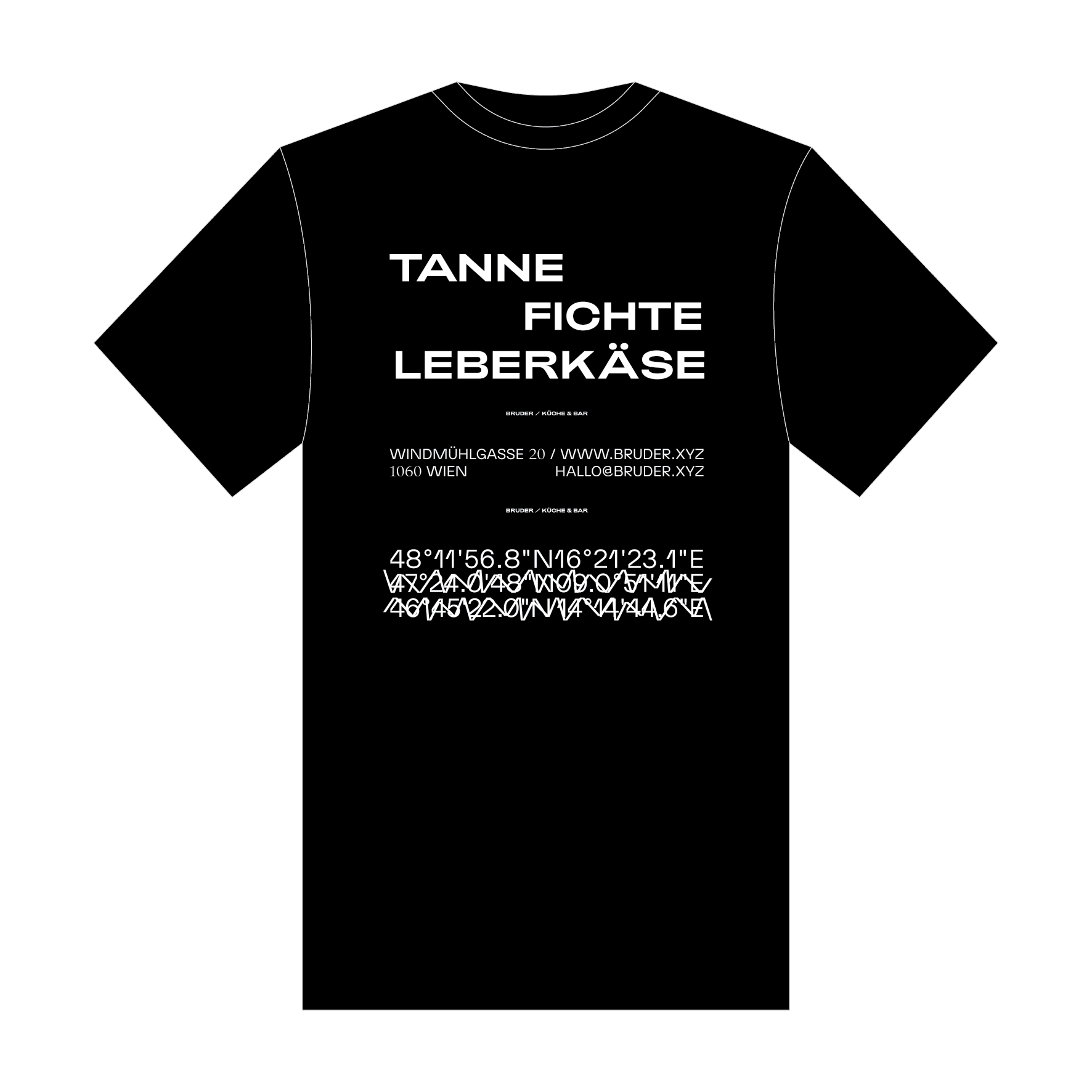 T-Shirt Tanne Fichte Leberkäse